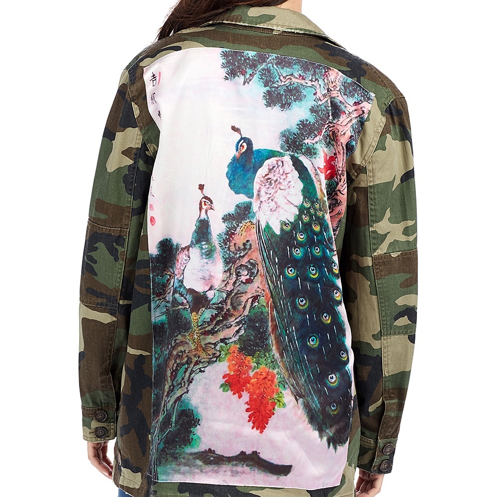 True Religion Peacock Camo Jacket